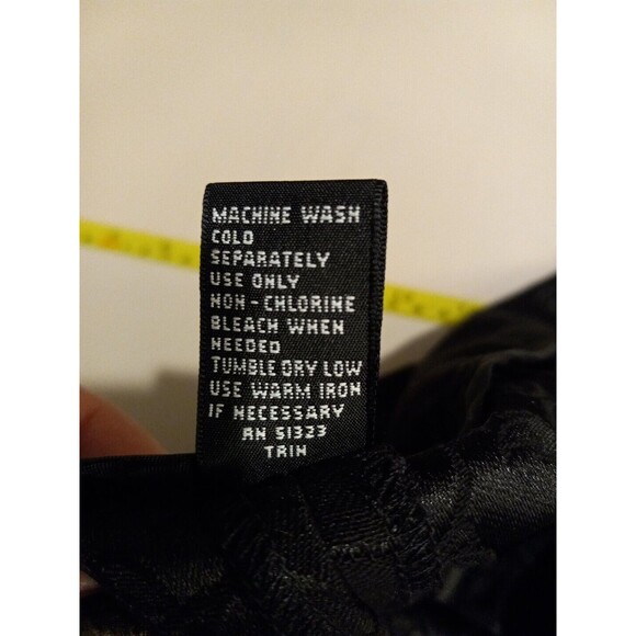 Josephine Chaus Womens Black Floral Patterned Dress Pants Size 12 - Picture 4 of 8